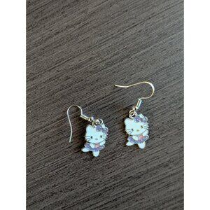 Hello Kitty Ballerina Dangle Drop Earrings – Cute Pierced Jewelry